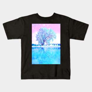 One white tree Kids T-Shirt